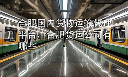 合肥国内货物运输代理平台,合肥货运公司有哪些