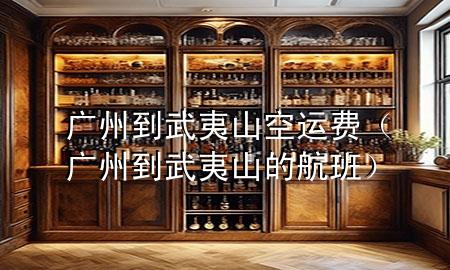广州到武夷山空运费（广州到武夷山的航班）