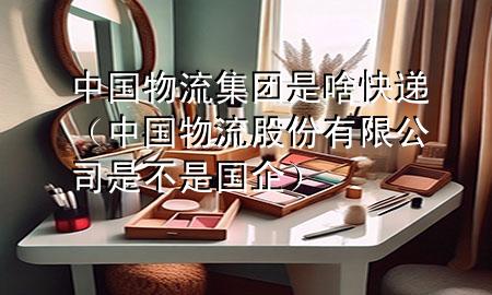 中国物流集团是啥快递（中国物流股份有限公司是不是国企）