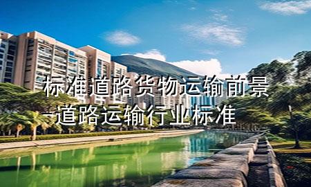 标准道路货物运输前景-道路运输行业标准