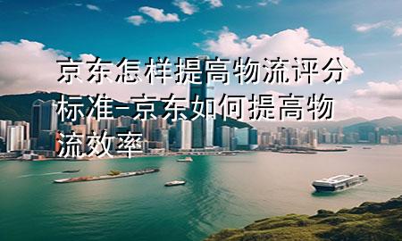 京东怎样提高物流评分标准-京东如何提高物流效率