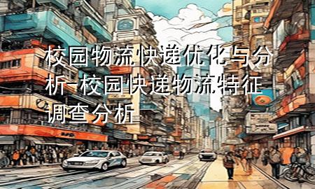 校园物流快递优化与分析-校园快递物流特征调查分析