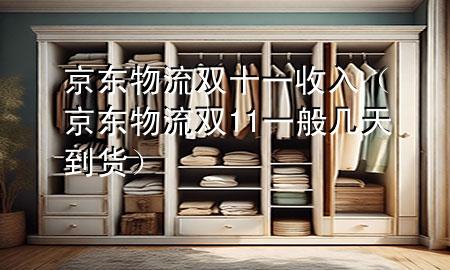 京东物流双十一收入(京东物流双11一般几天到货)