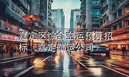 嘉定区综合空运预算招标(嘉定航运公司)