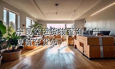 宁夏空运货物查询(宁夏航空货站)