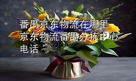 番禺京东物流在哪里-京东物流番禺分拣中心电话