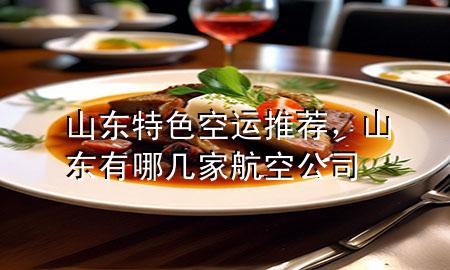 山东特色空运推荐，山东有哪几家航空公司