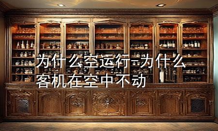 为什么空运行-为什么客机在空中不动