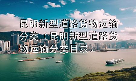 昆明新型道路货物运输分类(昆明新型道路货物运输分类目录)