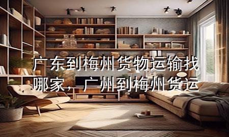 广东到梅州货物运输找哪家,广州到梅州货运