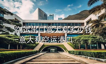 空运出口意大利多少钱-意大利空运港口