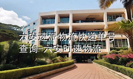 六安速派物流快递单号查询-六安时速物流