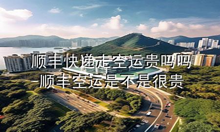 顺丰快递走空运贵吗吗-顺丰空运是不是很贵