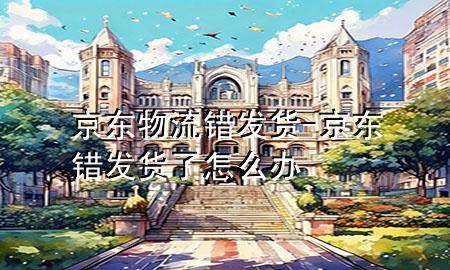 京东物流错发货-京东错发货了怎么办