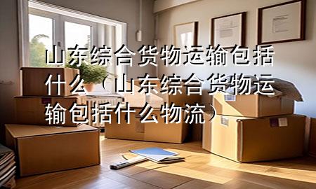 山东综合货物运输包括什么（山东综合货物运输包括什么物流）