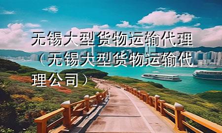无锡大型货物运输代理(无锡大型货物运输代理公司)