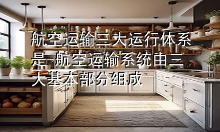 航空运输三大运行体系是-航空运输系统由三大基本部分组成