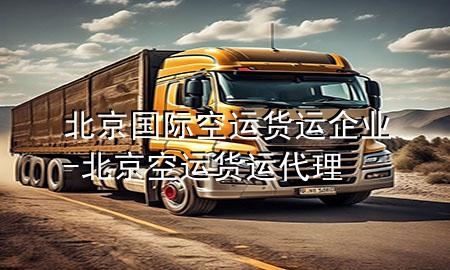 北京国际空运货运企业-北京空运货运代理