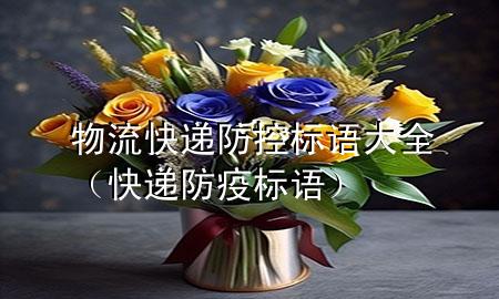 物流快递防控标语大全（快递防疫标语）