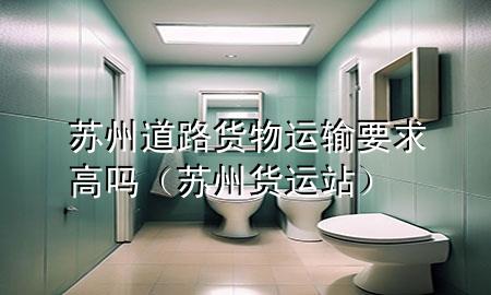 苏州道路货物运输要求高吗(苏州货运站)