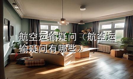 航空运输疑问（航空运输疑问有哪些）