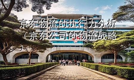 京东物流的执行力分析（京东公司的物流战略）