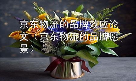京东物流的品牌效应论文(京东物流的品牌愿景)