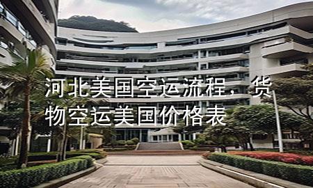 河北美国空运流程，货物空运美国价格表