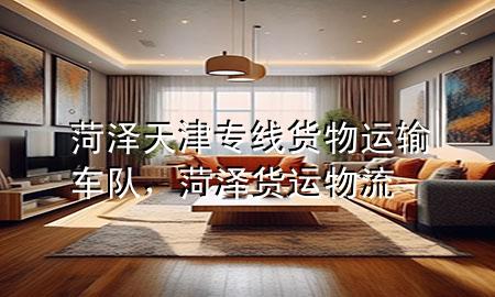 菏泽天津专线货物运输车队，菏泽货运物流