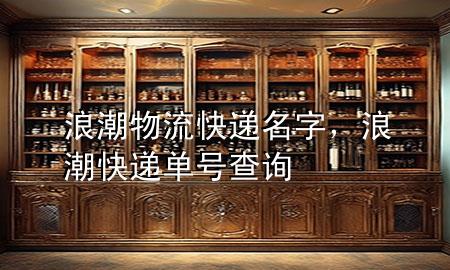 浪潮物流快递名字,浪潮快递单号查询