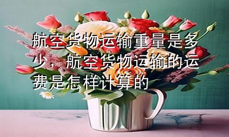 航空货物运输重量是多少,航空货物运输的运费是怎样计算的