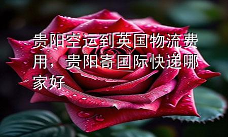 贵阳空运到英国物流费用，贵阳寄国际快递哪家好