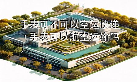 手表可不可以空运快递(手表可以航空运输吗)