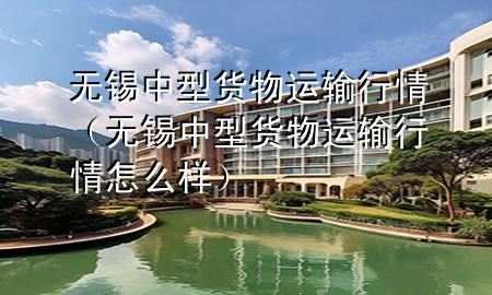 无锡中型货物运输行情(无锡中型货物运输行情怎么样)