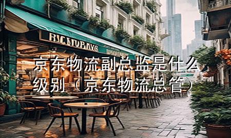 京东物流副总监是什么级别(京东物流总管)