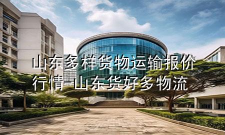 山东多样货物运输报价行情-山东货好多物流