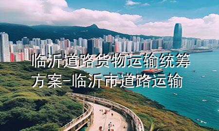 临沂道路货物运输统筹方案-临沂市道路运输