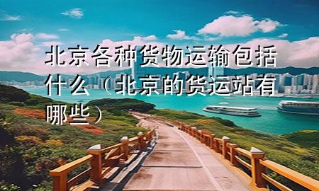 北京各种货物运输包括什么(北京的货运站有哪些)