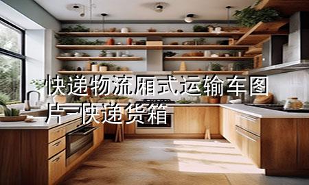 快递物流厢式运输车图片-快递货箱