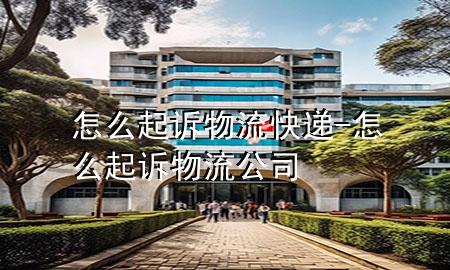 怎么起诉物流快递-怎么起诉物流公司