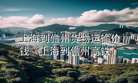 上海到儋州货物运输价钱(上海到儋州高铁)