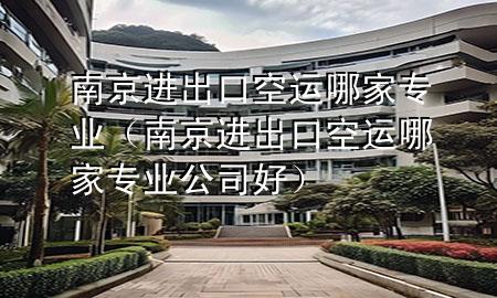 南京进出口空运哪家专业（南京进出口空运哪家专业公司好）