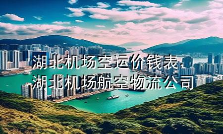 湖北机场空运价钱表,湖北机场航空物流公司