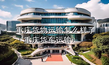 重庆货物运输怎么样了(重庆货车运输)