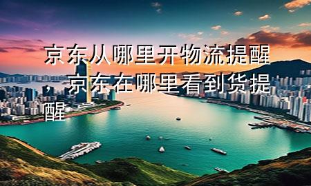 京东从哪里开物流提醒,京东在哪里看到货提醒