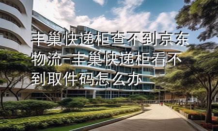 丰巢快递柜查不到京东物流-丰巢快递柜看不到取件码怎么办