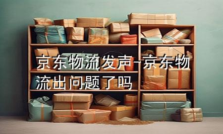 京东物流发声-京东物流出问题了吗