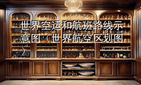 世界空运和航班路线示意图（世界航空区划图）