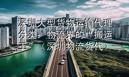 深圳大型货物运输代理分类:物流界的“搬运工”(深圳物流货代)