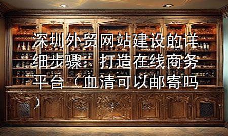 深圳外贸网站建设的详细步骤：打造在线商务平台（血清可以邮寄吗）